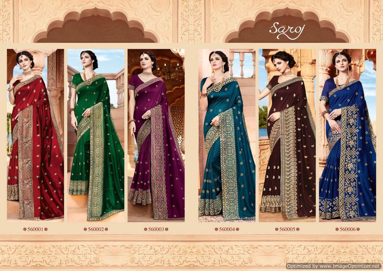 Saroj Morni Heavy Look Silk Saree Collection